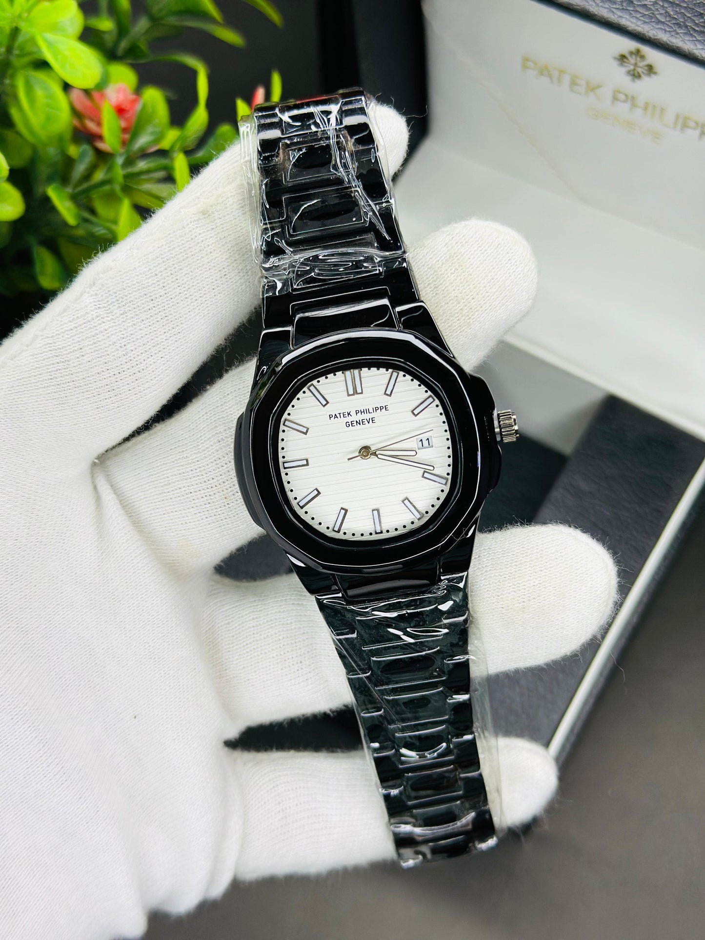 Patek Philippe Style – Luxury Stainless Steel Watch