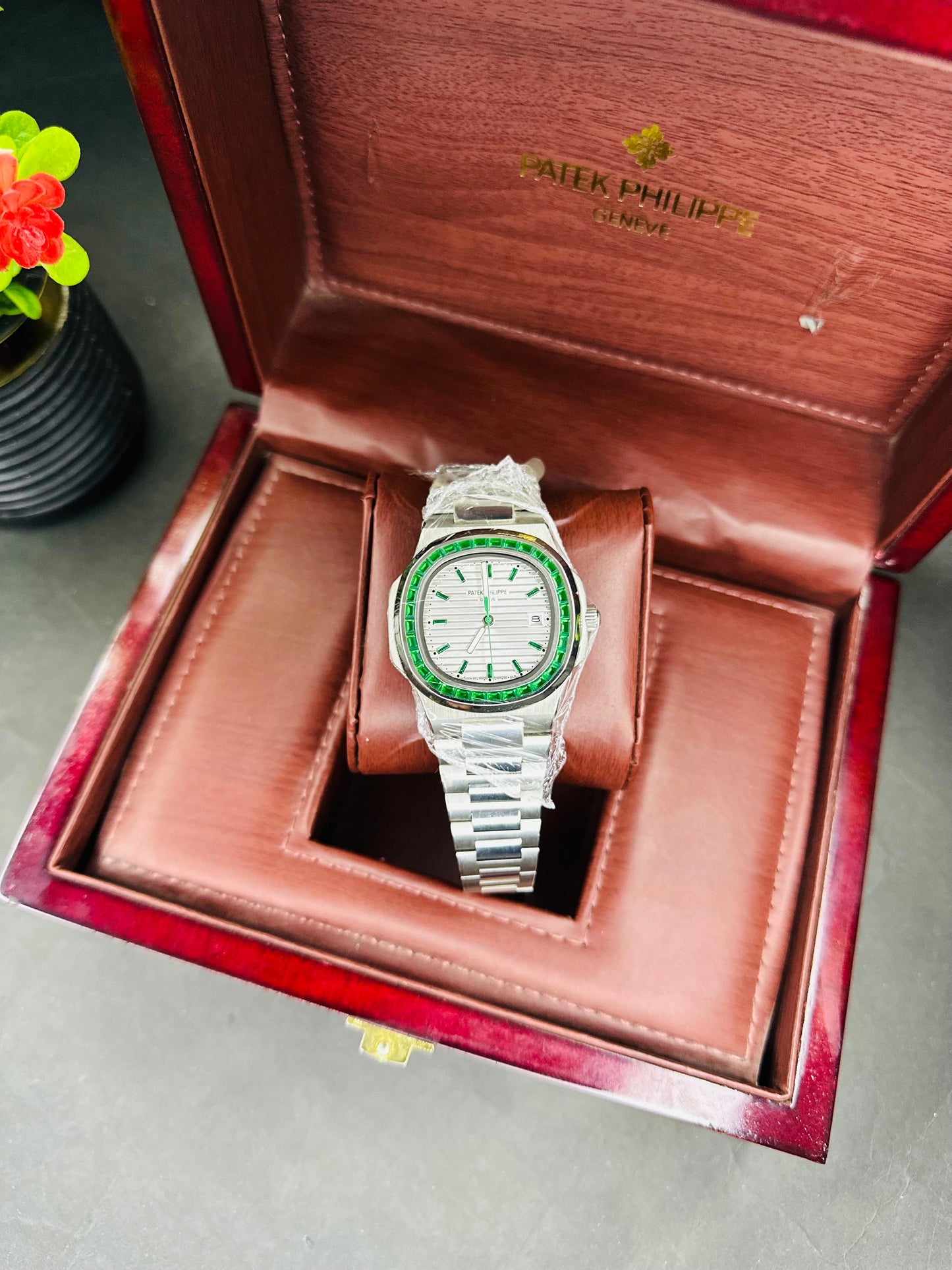 Patek Philippe Genève Diamond Edition – Automatic Master Copy With Original Box