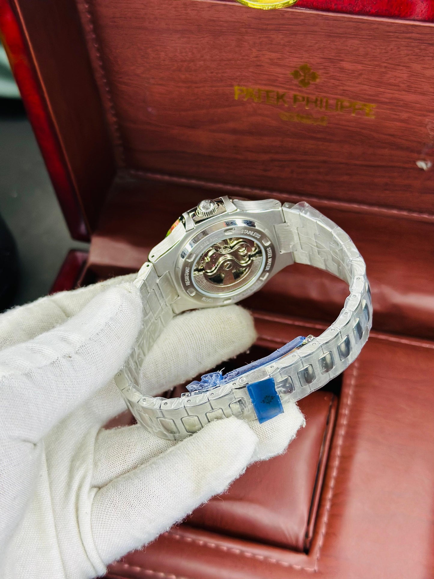 🕰 Patek Philippe Skeleton & Pendulum Edition – Automatic Master Copy With Original Box