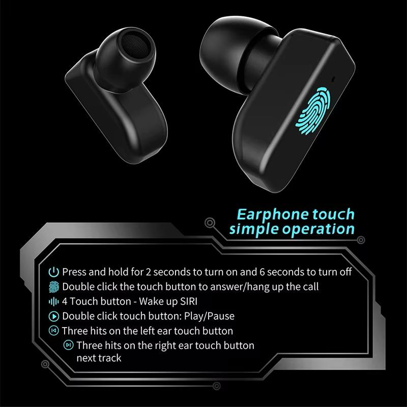GT5 Buds TWS Smart Watch | 2-in-1 Smartwatch + Wireless Earbuds