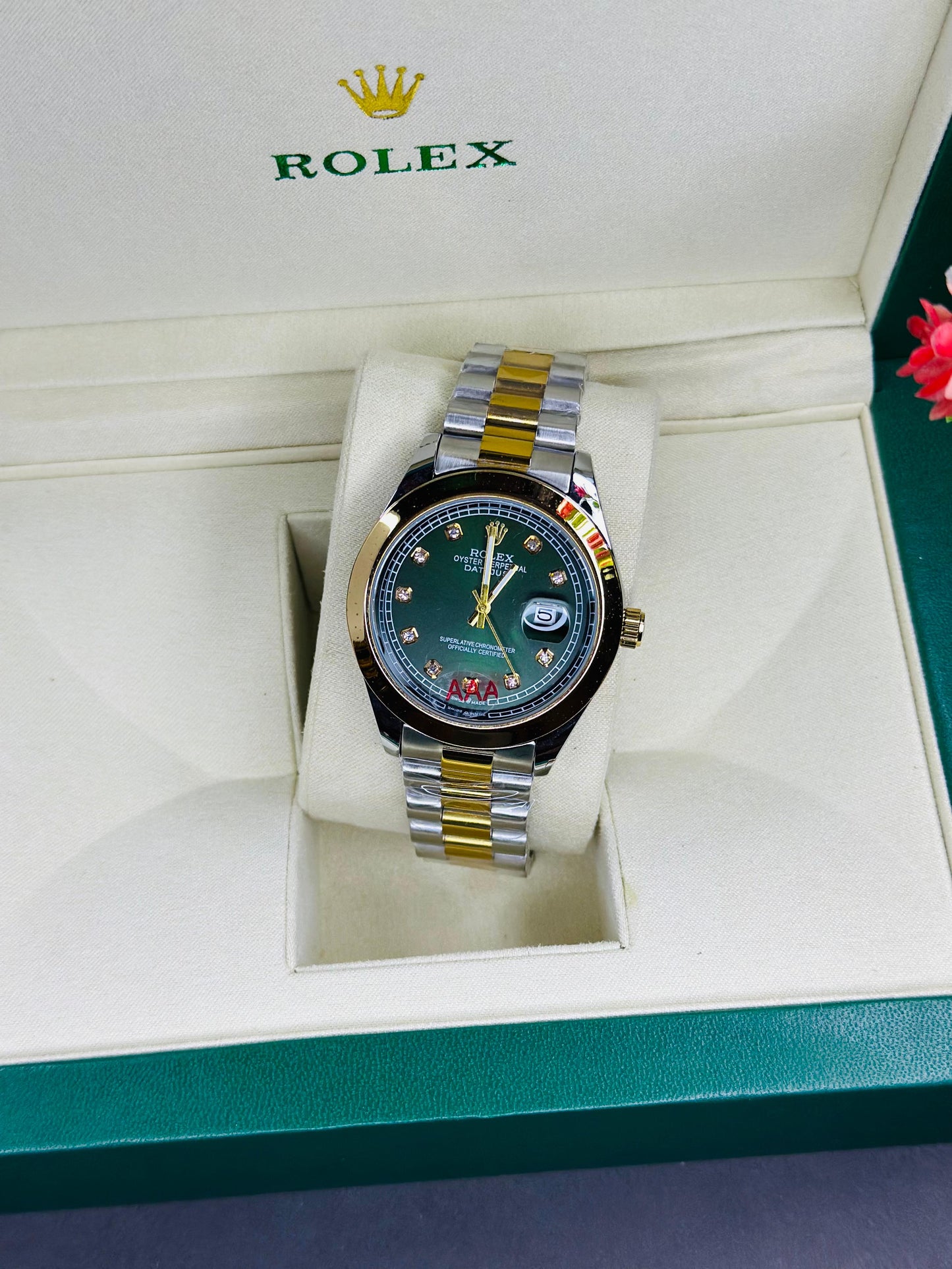 Rolex Style Automatic – Luxury Steel Watch