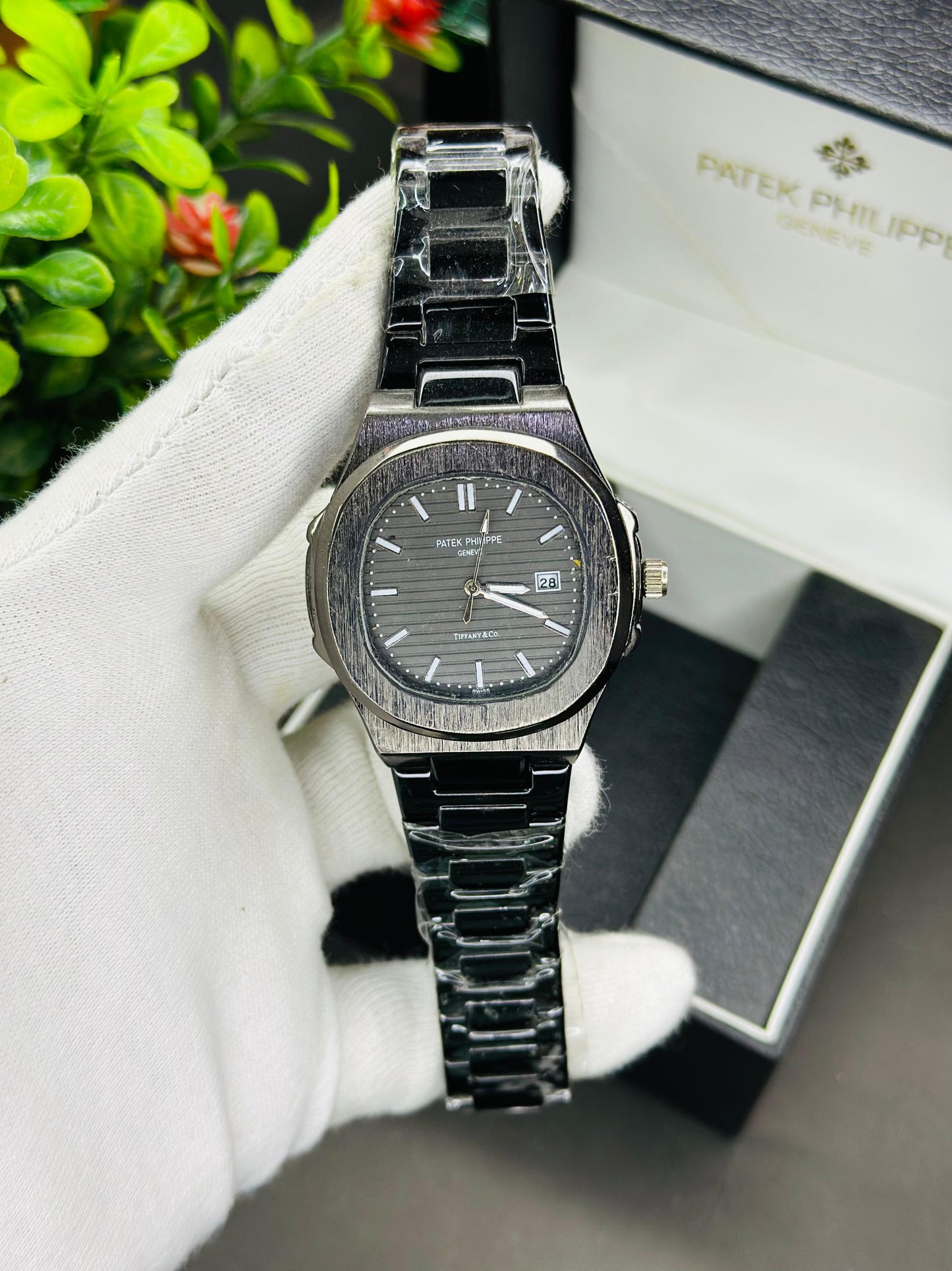 Patek Philippe Style – Luxury Stainless Steel Watch