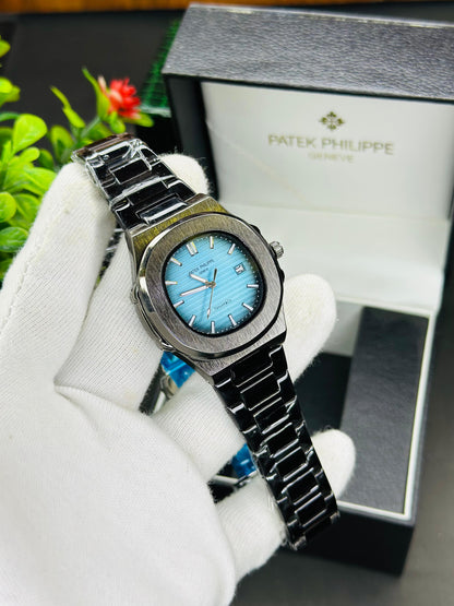 Patek Philippe Style – Luxury Stainless Steel Watch