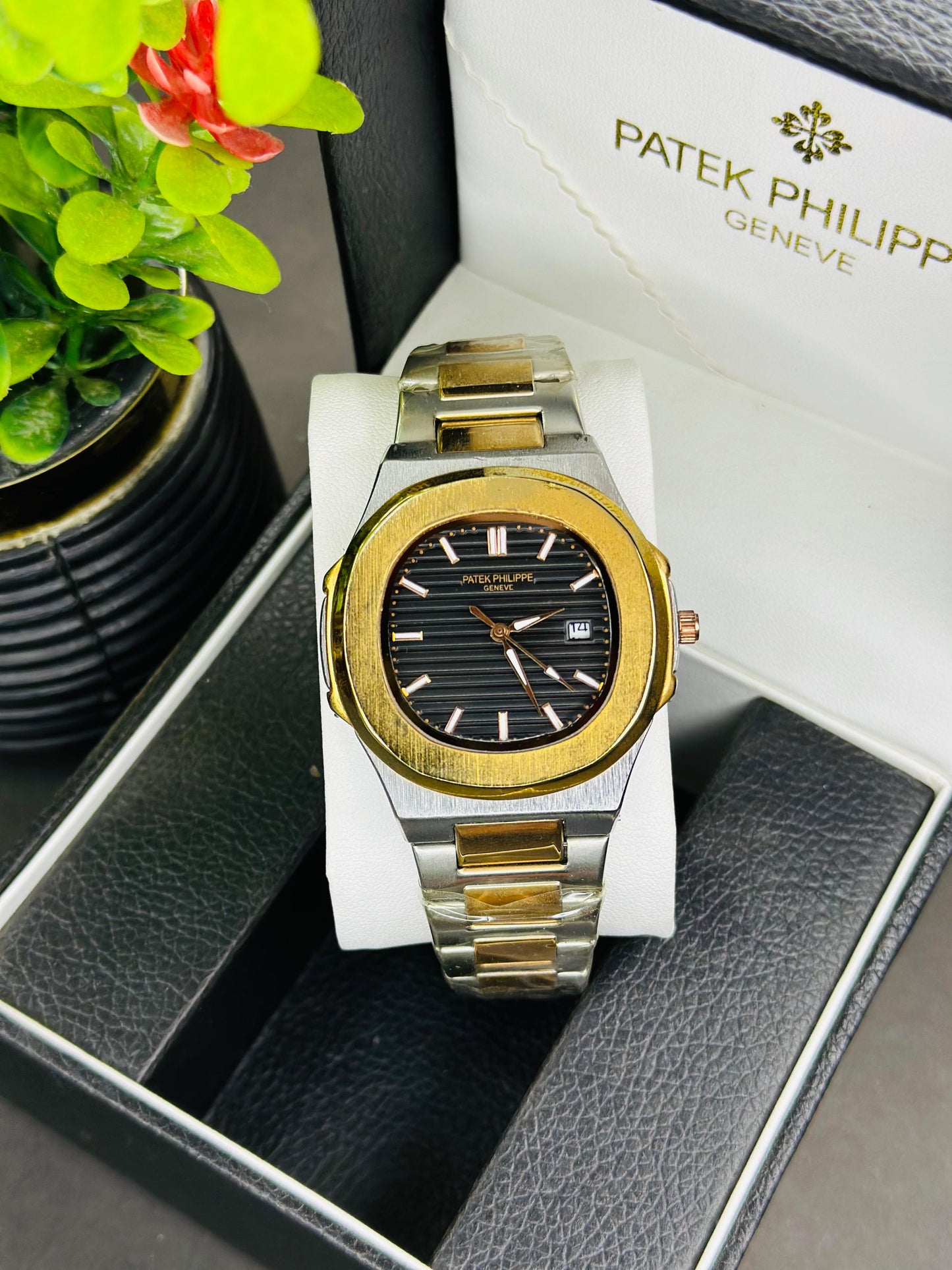 Patek Philippe Style – Luxury Stainless Steel Watch