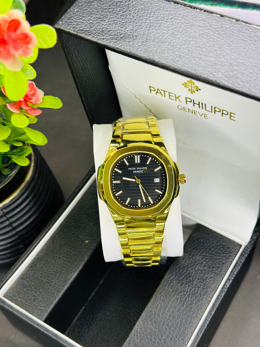 Patek Philippe Style – Luxury Stainless Steel Watch