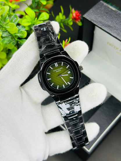Patek Philippe Style – Luxury Stainless Steel Watch