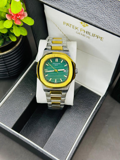 Patek Philippe Style – Luxury Stainless Steel Watch
