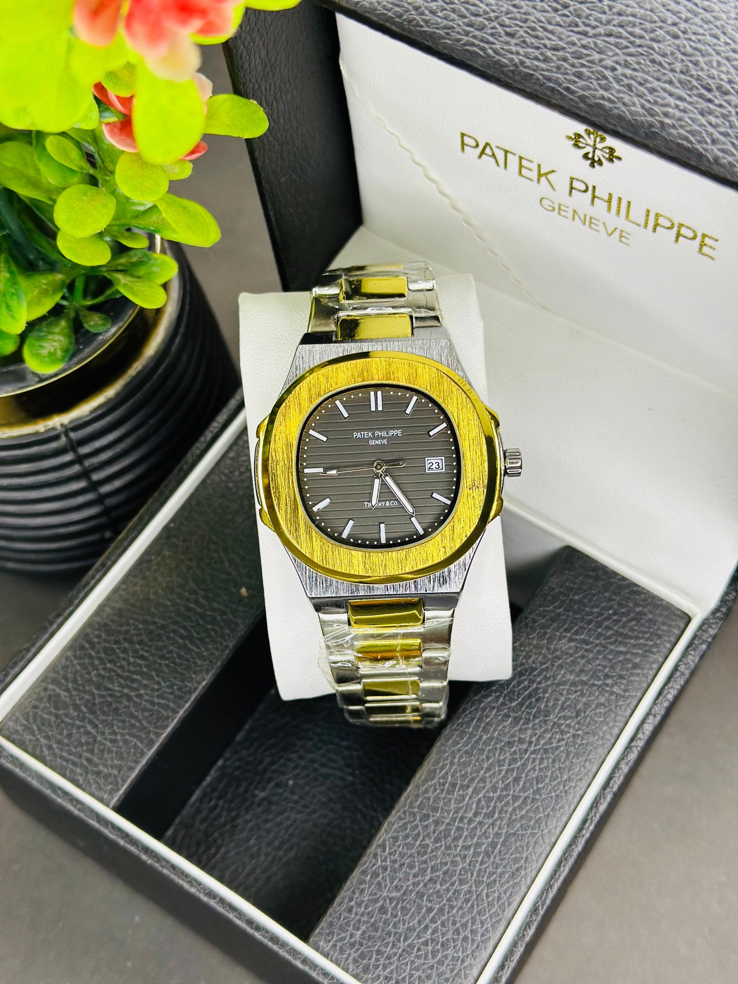 Patek Philippe Style – Luxury Stainless Steel Watch