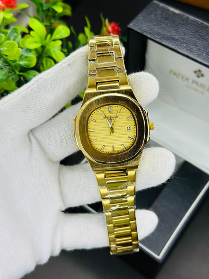 Patek Philippe Style – Luxury Stainless Steel Watch