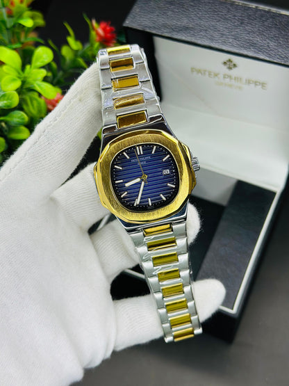 Patek Philippe Style – Luxury Stainless Steel Watch