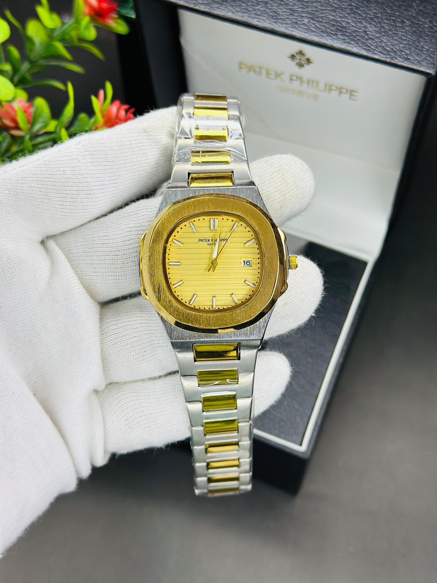 Patek Philippe Style – Luxury Stainless Steel Watch