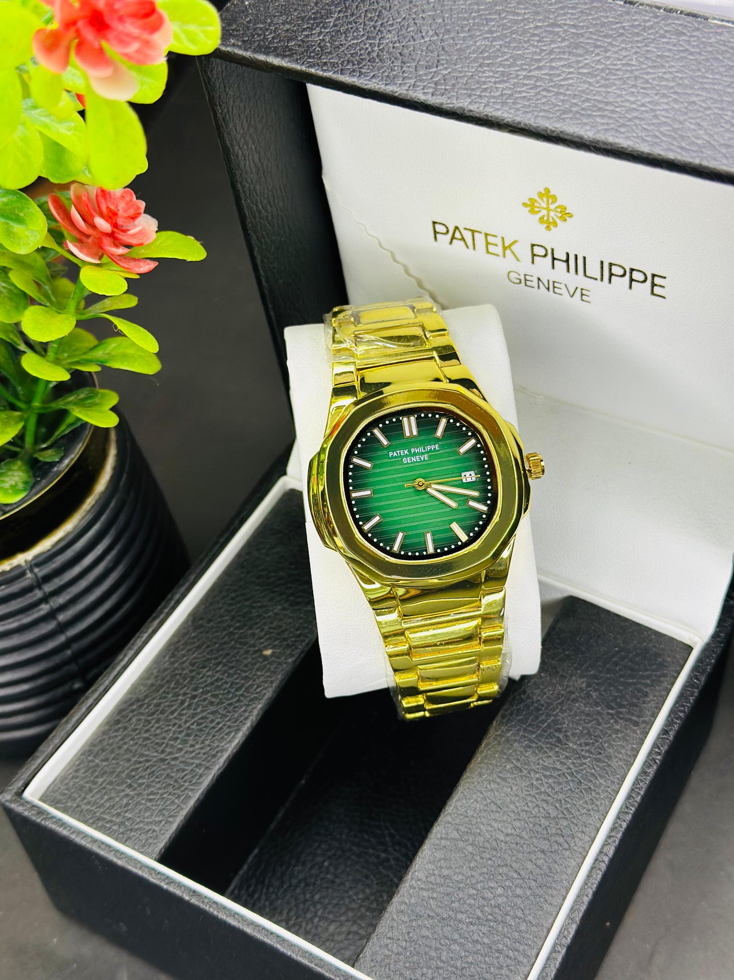 Patek Philippe Style – Luxury Stainless Steel Watch