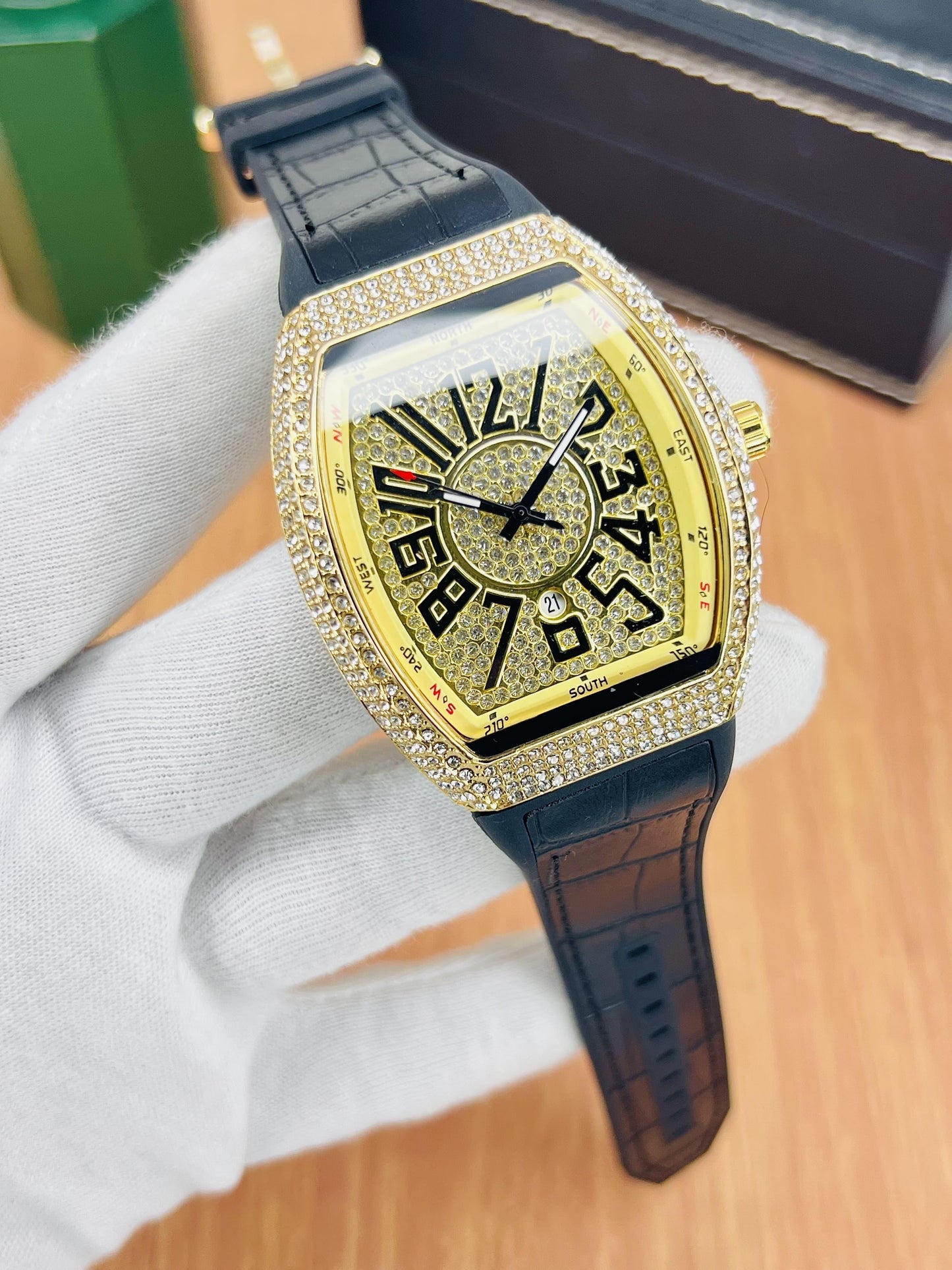 Franck Muller Style – Ice Stone Luxury Watch