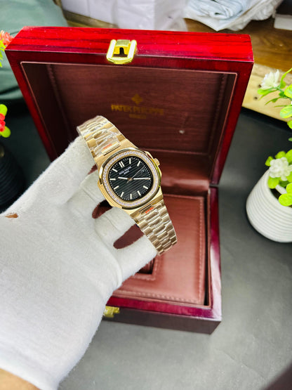 Patek Philippe Genève – Rose Gold Master Copy Automatic With Original Box