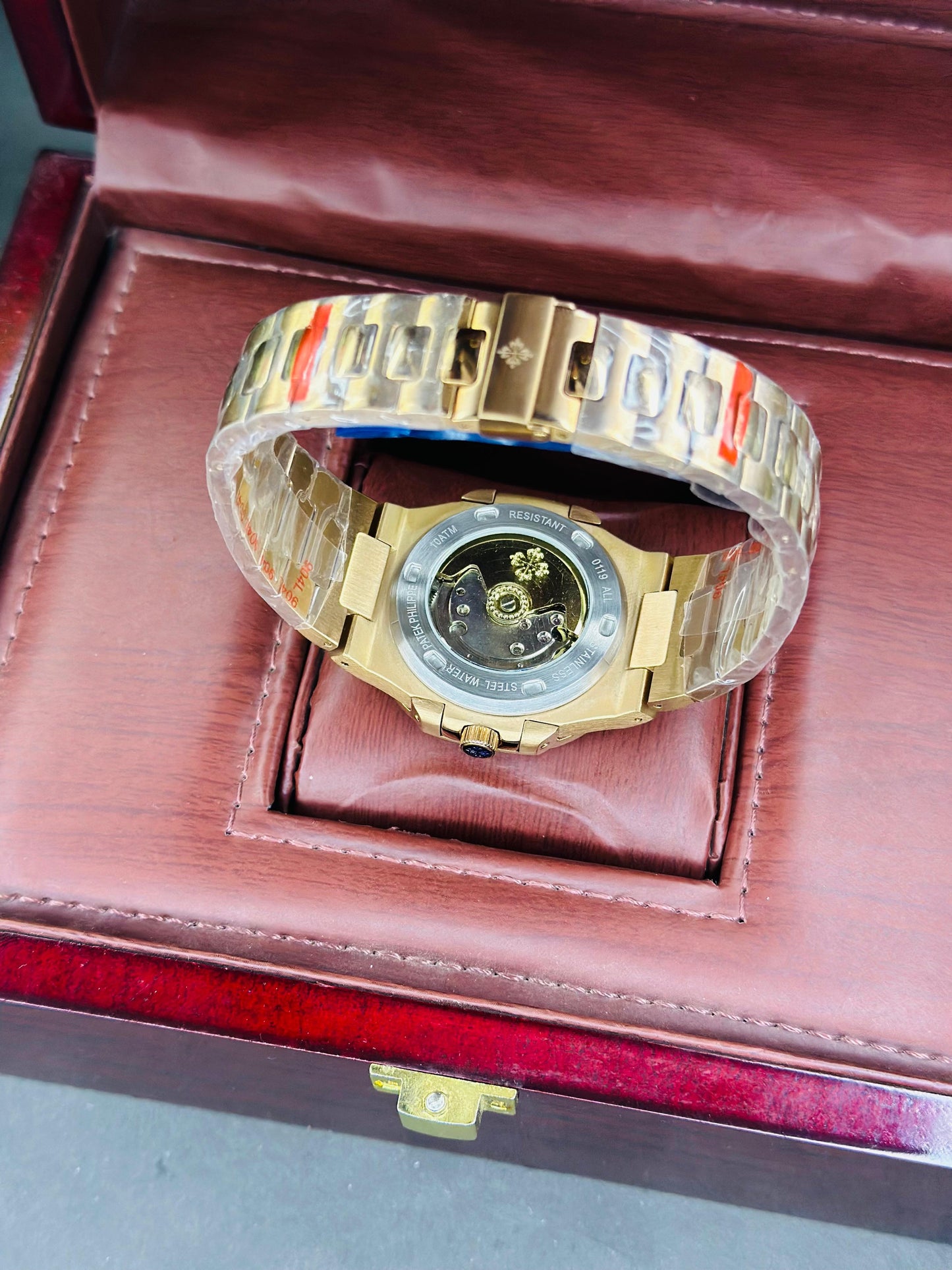 Patek Philippe Genève – Rose Gold Master Copy Automatic With Original Box