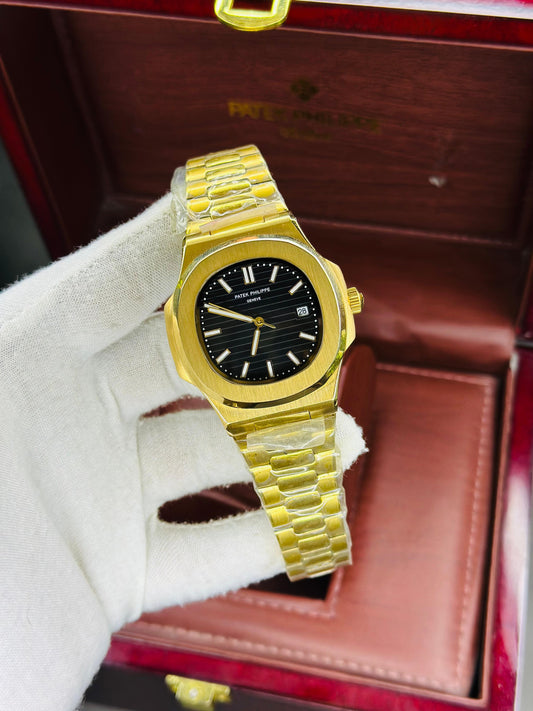 Patek Philippe Genève – Gold Edition Master Copy Automatic With Original Box