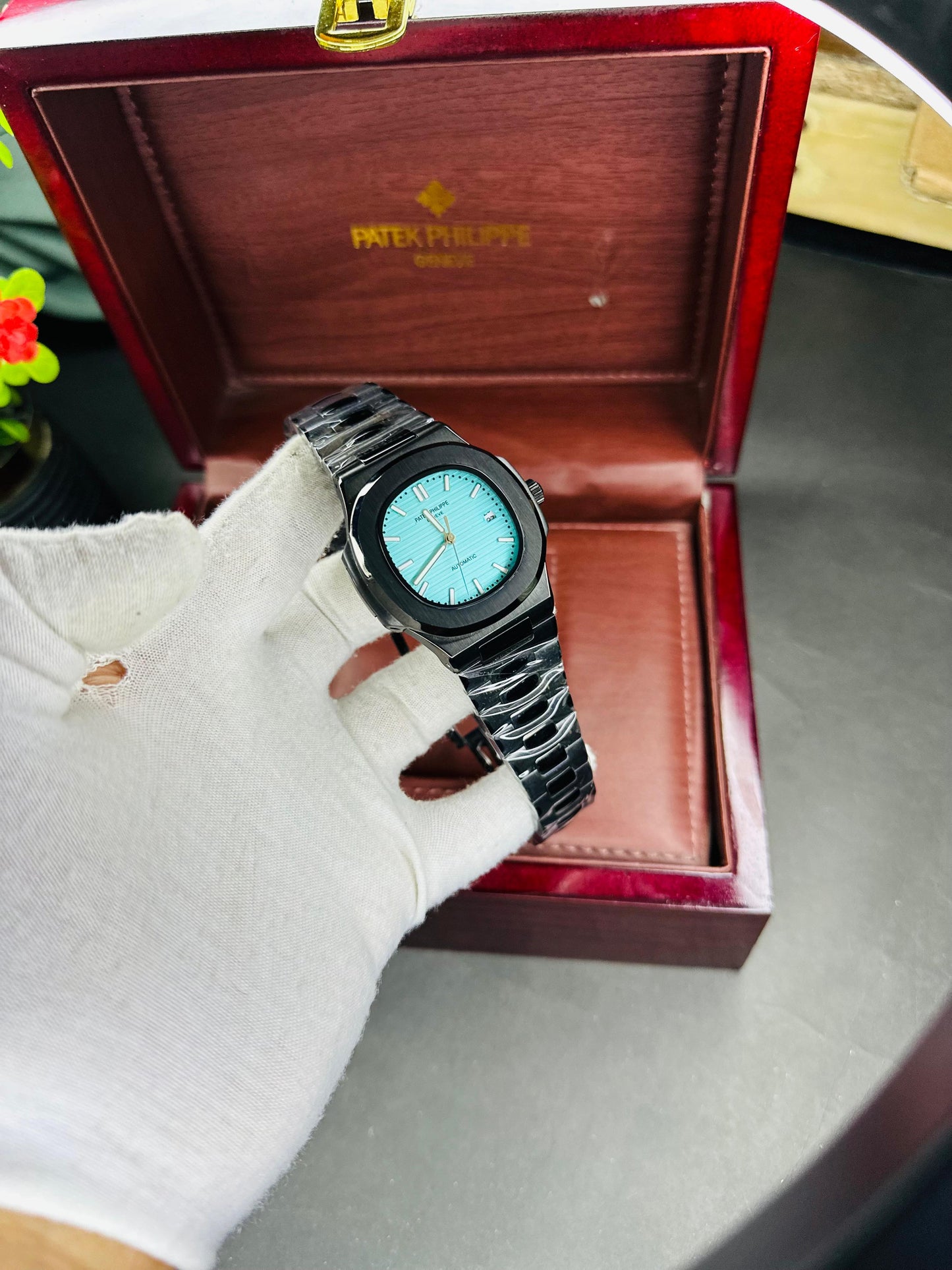 Patek Philippe Genève Black Edition – Automatic Master Copy With Original Box