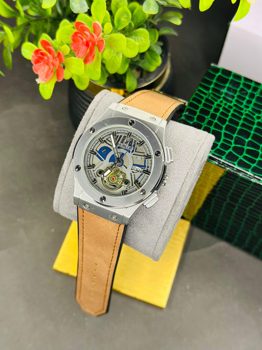 HUBLOT LEATHER STRIPS WATCH