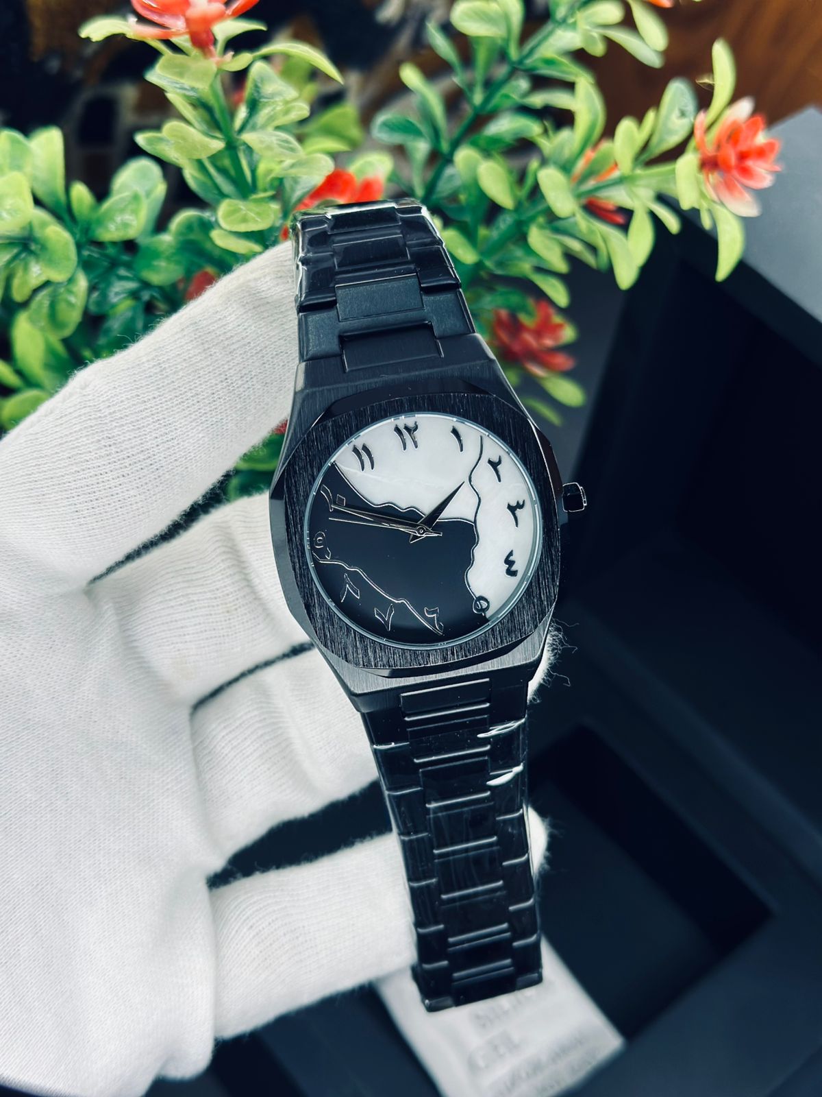 Black Aura™ Japan High Weight – Premium Steel Master Lock Watch